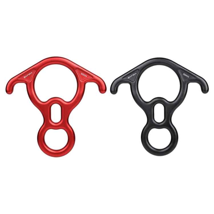 XINDA XD8602 Climbing Rescue Figure 8 Descender with Bent-ear Rappelling Gear Belay Device