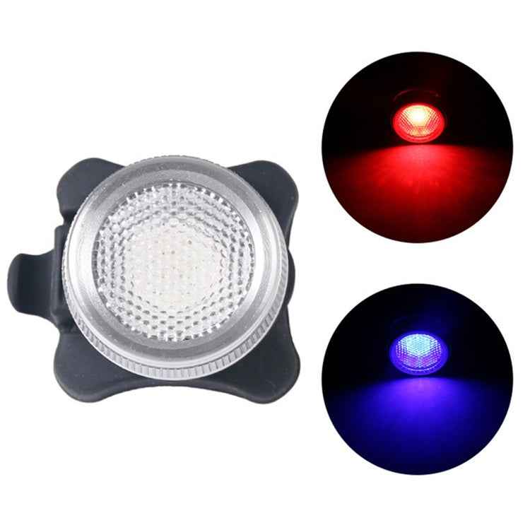 COB Lamp Bead 160LM USB Charging Four-speed Waterproof Bicycle Headlight / Taillight Set, Red Blue Light Dimming 650MA