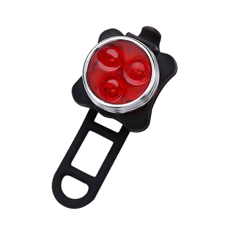 COB Lamp Bead 160LM USB Charging Four-speed Waterproof Bicycle Headlight / Taillight Set, Red Light 650MA