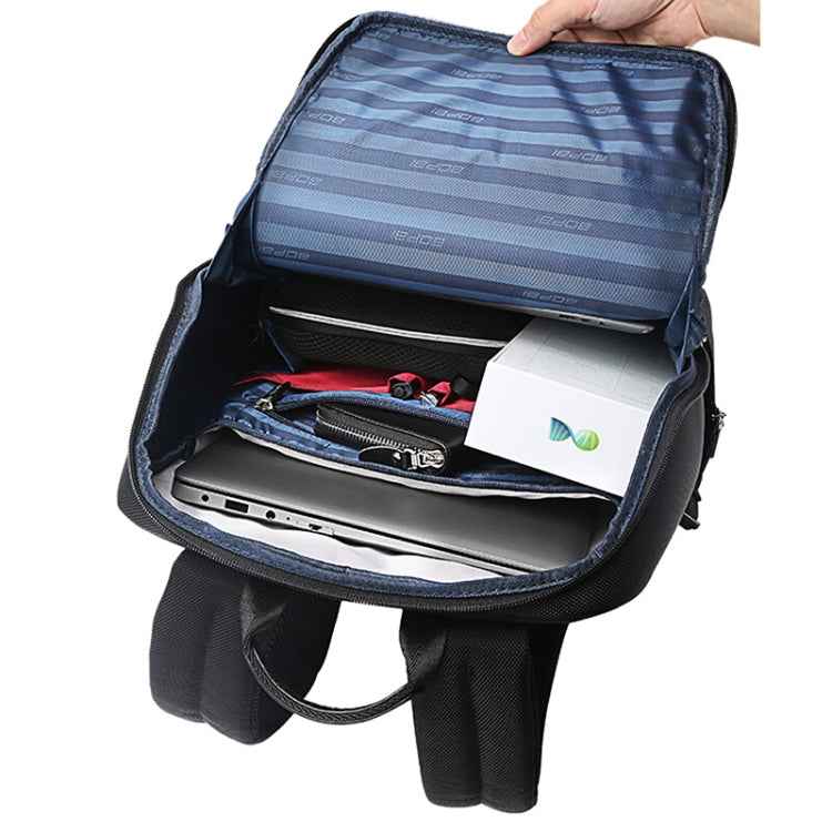 Bopai 751-006881 Business Anti-theft Waterproof Large Capacity Double Shoulder Bag,with USB Charging Port, Size: 30x14x44cm