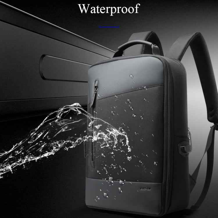 Bopai 851-009911 Business Anti-theft Waterproof Large Capacity Double Shoulder Bag,with USB Charging Port, Size: 30.5x13x45cm