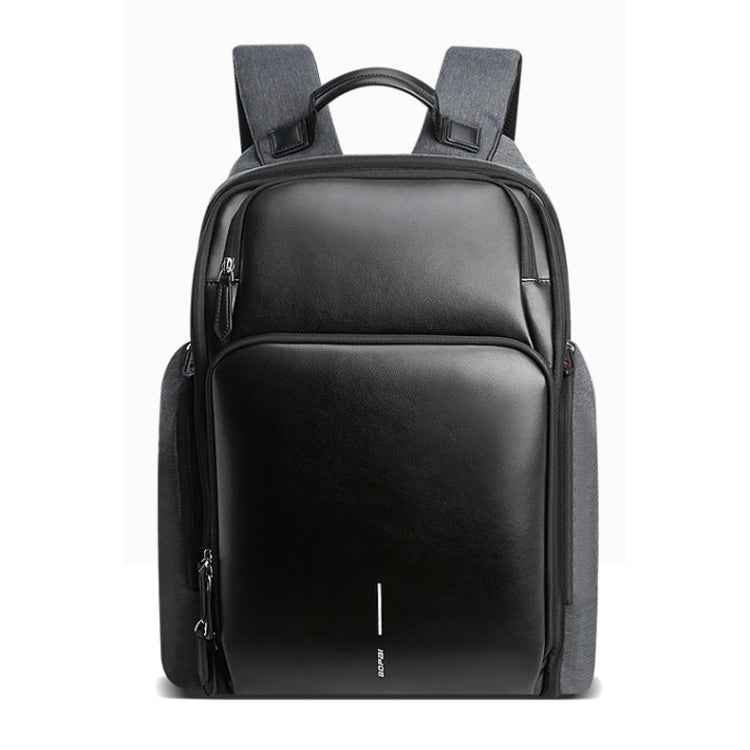 Bopai 851-010128 Business Anti-theft Waterproof Large Capacity Double Shoulder Bag,with USB Charging Port, Size: 34x19x43cm