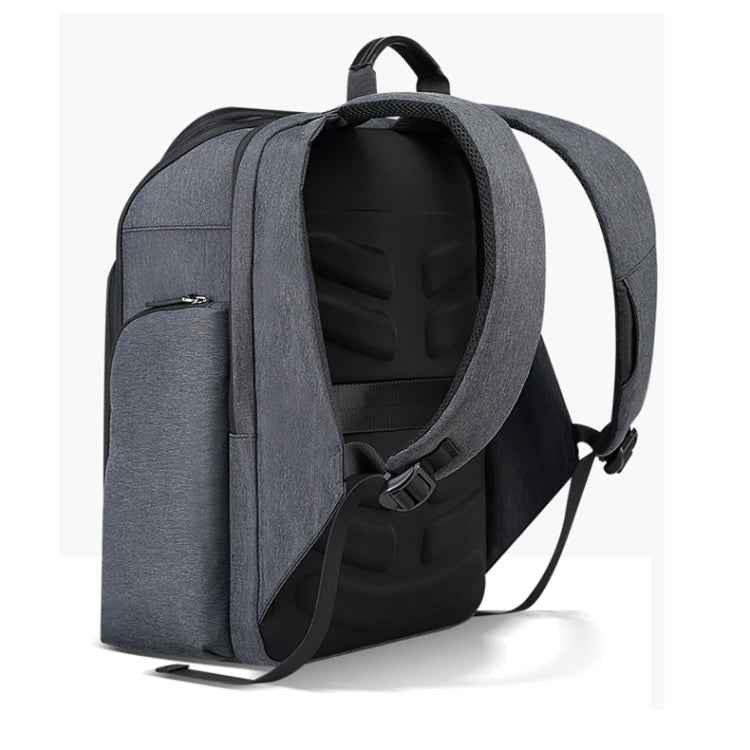 Bopai 851-010128 Business Anti-theft Waterproof Large Capacity Double Shoulder Bag,with USB Charging Port, Size: 34x19x43cm