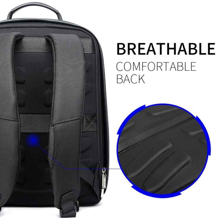 Bopai 851-014318 Fashion Outdoor Breathable Waterproof Anti-theft Three-layer Large Capacity Double Shoulder Bag,with USB Charging Port, Size: 31x17x44cm
