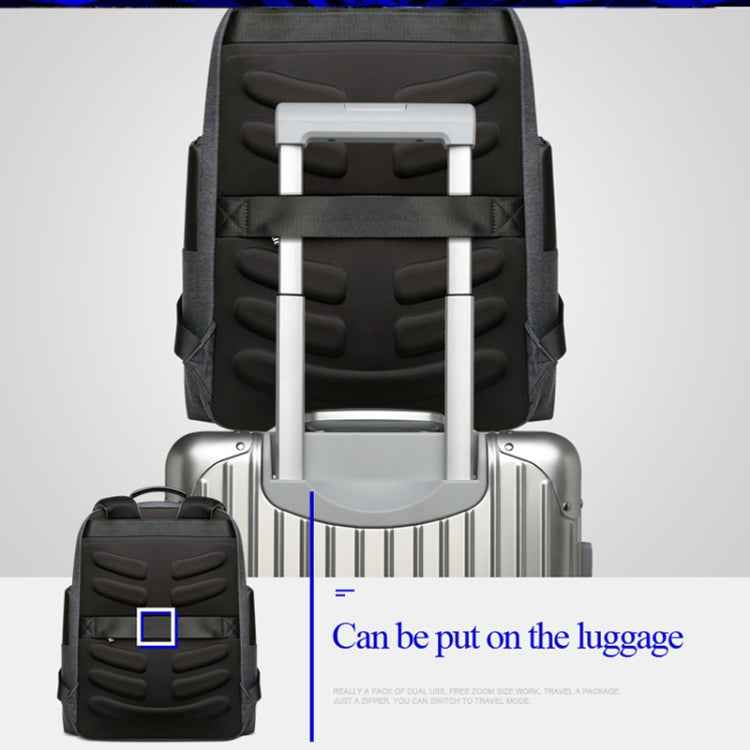 Bopai 851-014318 Fashion Outdoor Breathable Waterproof Anti-theft Three-layer Large Capacity Double Shoulder Bag,with USB Charging Port, Size: 31x17x44cm