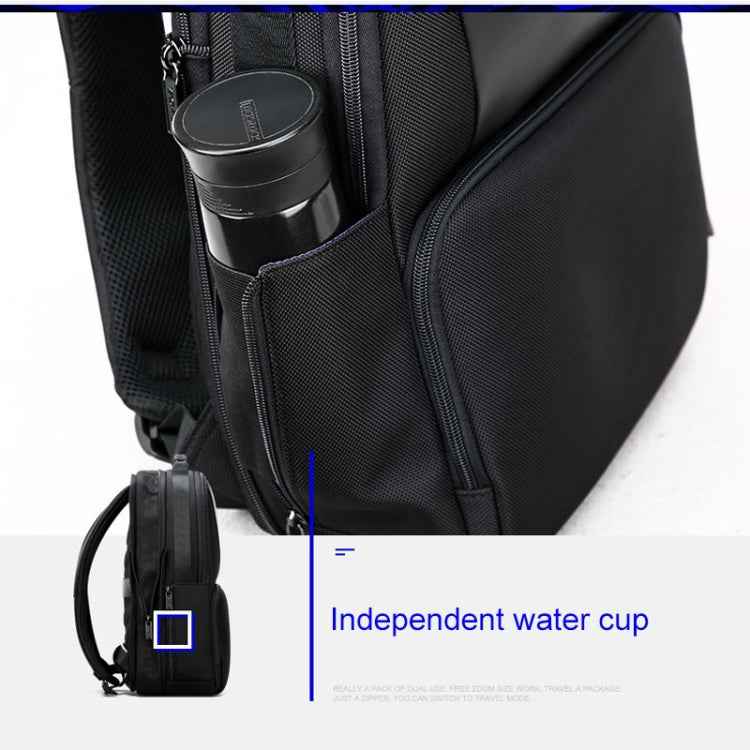 Bopai 61-02511 Business Travel Breathable Waterproof Anti-theft Man Backpack, Size: 30x15x44cm