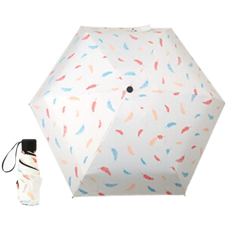 Women Waterproof Anti-UV, Black Feather Pattern, Black Stripe Pattern, White Stripe Pattern, Lemon Pattern, White Feather Pattern