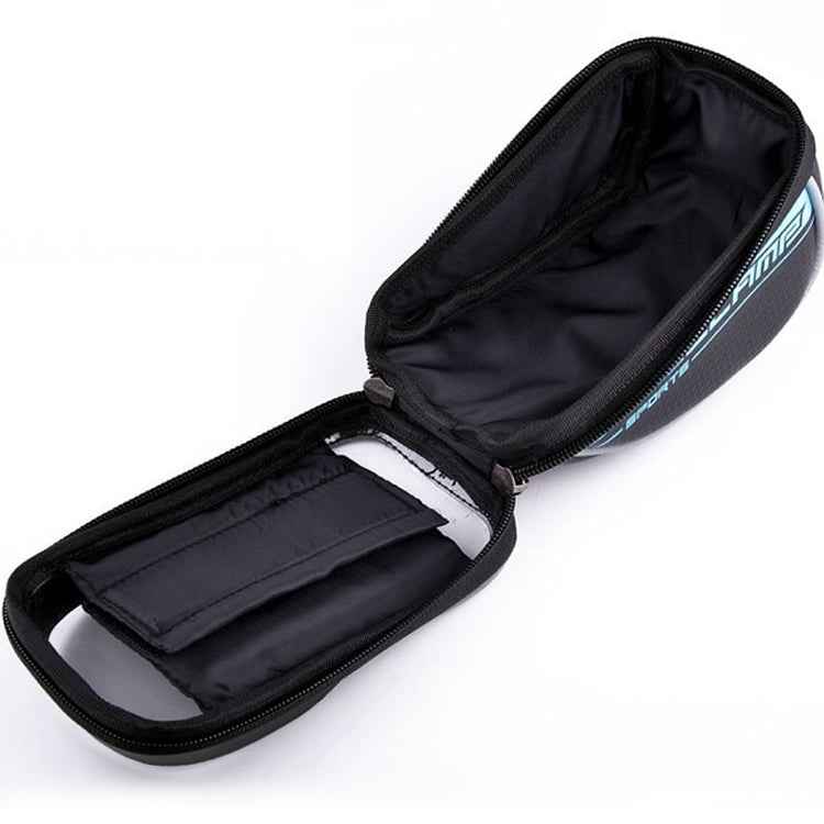 BaseCamp BC-305 Bicycle Phone Bags Mountain Road Bike Front Head Top Frame Handlebar Bag with Transparent Window & Sun Visor for 5.8 Inch 15x8cm and Below Smartphones