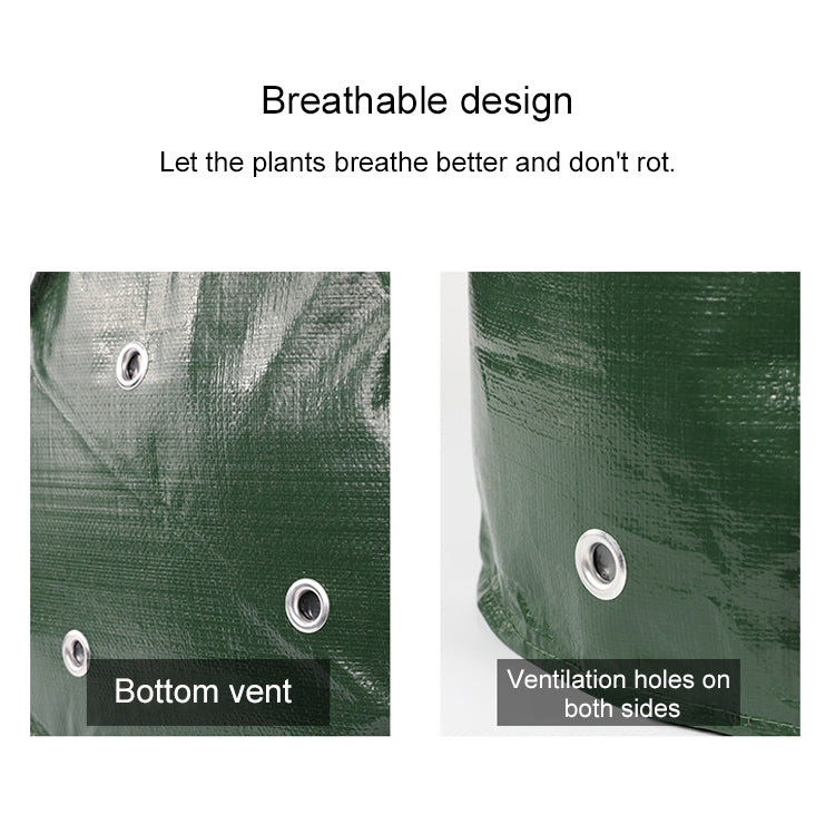 10 Gallons Potato Planting PE Bags Vegetable Planting Grow Bags Farm Garden Supplies, Size: 35cm x 45cm, 35cm x 45cm