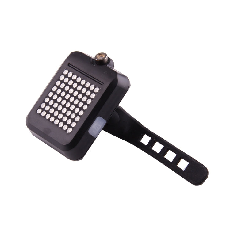 Bicycle Intelligent Wireless Control USB Rechargeable Turn Signal Light Bike Rear Brake Light with Laser & Mount Holder Strap, AQY-0100