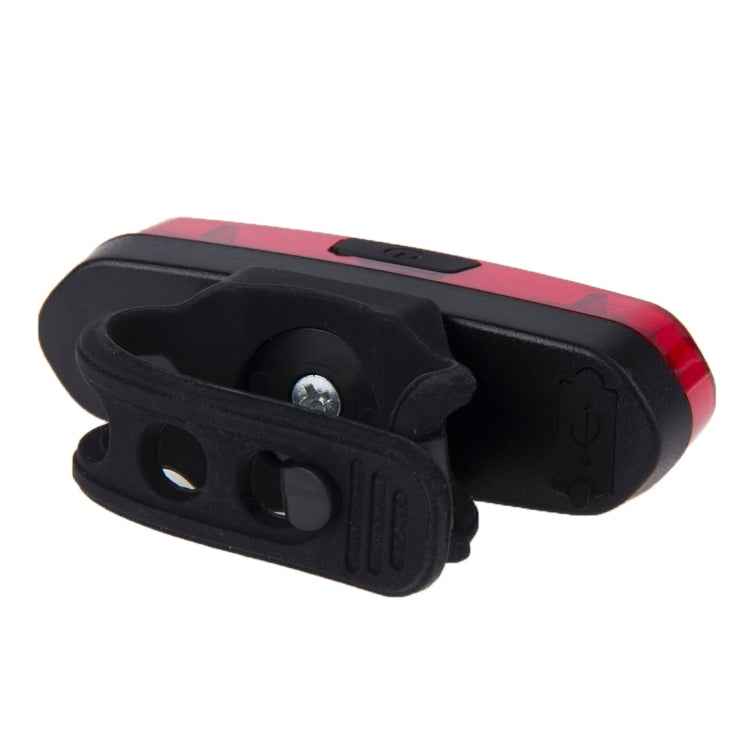 AQY-096 IPX4 Detachable USB Rechargeable Dual Color LED Bike Taillight