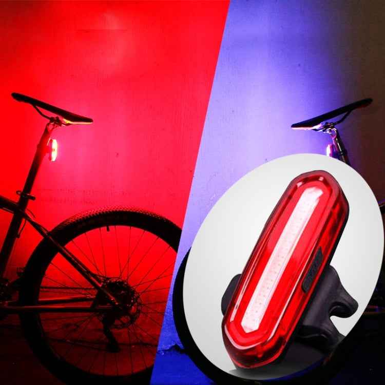 AQY-096 IPX4 Detachable USB Rechargeable Dual Color LED Bike Taillight