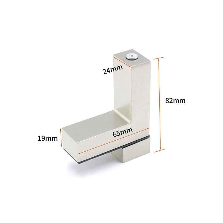 3-24mm F Type Brushed Zinc Alloy Fixed Clip Glass Wood Layer Board Bracket