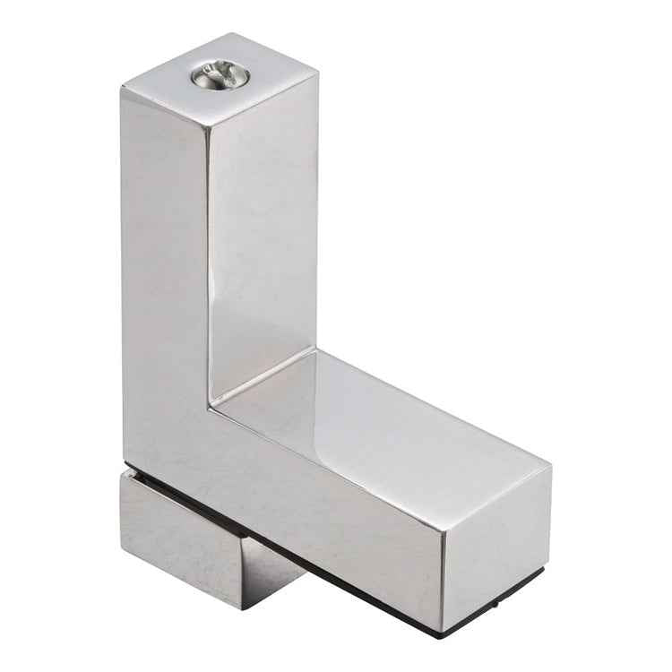 3-24mm F Type Glossy Polished Zinc Alloy Fixed Clip Glass Wood Layer Board Bracket