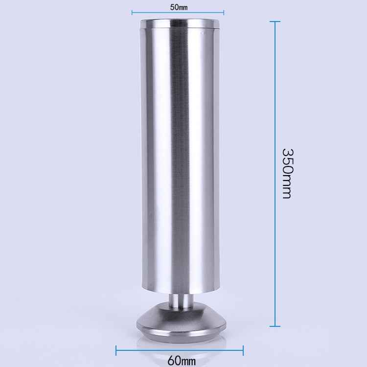 Stainless Steel Wire Drawing Thickened Column Sofa Furniture Cabinet Foot, Height: 350mm