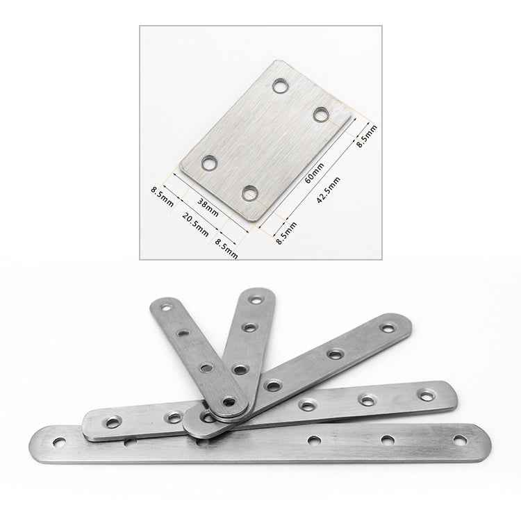 40 PCS Stainless Steel Connection Code Straight Connecting Piece, Number: 12