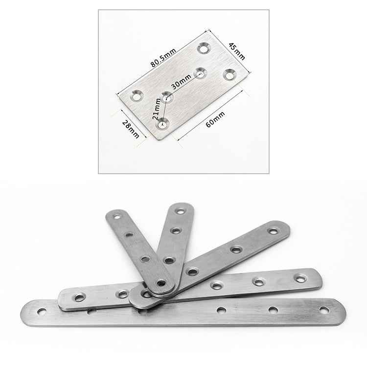 10 PCS Stainless Steel Connection Code Straight Connecting Piece, Number: 13
