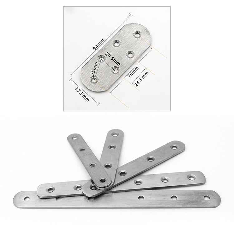 10 PCS Stainless Steel Connection Code Straight Connecting Piece, Number: 18