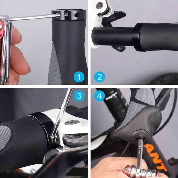 DEEMOUNT BGP110 Mountain Bike Bicycle Rubber Handlebar Cover,Conventional Version
