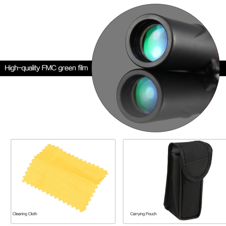 10*25 Portable Professional High Times High Definition Dual Focus Zoom Monocular Pocket Telescope, Size: 9.2*3cm, 10x25