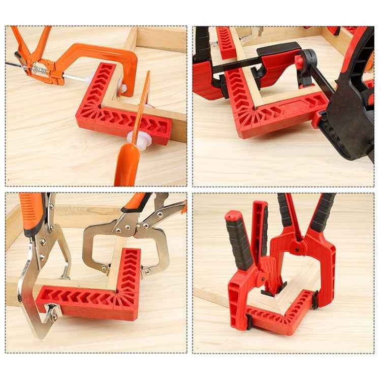 3 Inch Plastic 90 Degree Woodworking Auxiliary Positioner Square Ruler Fixing Tool