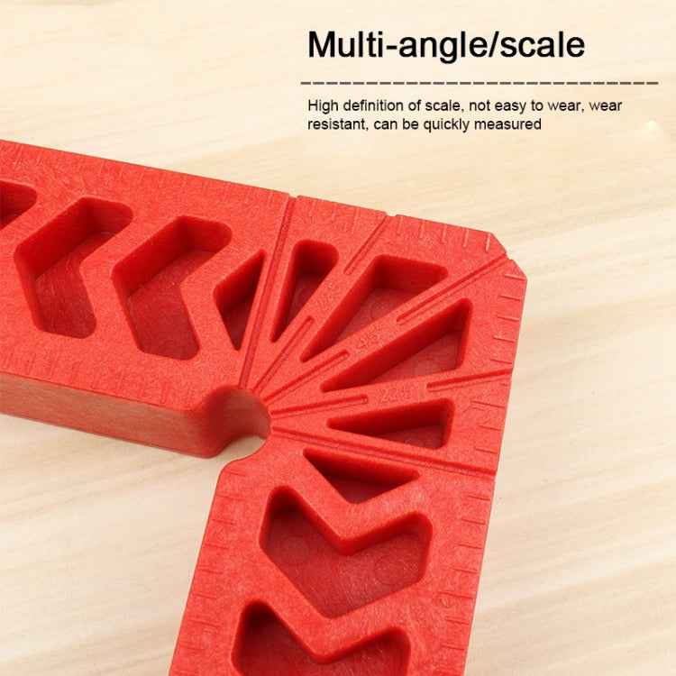 4 Inch Plastic 90 Degree Woodworking Auxiliary Positioner Square Ruler Fixing Tool