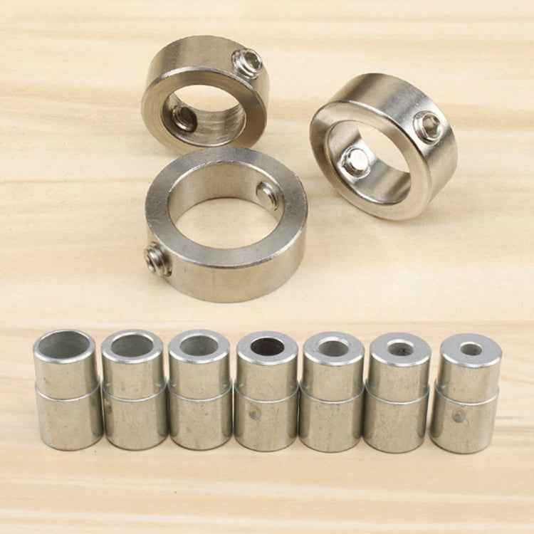 16 in 1 Drill Guide Vertical Pocket Hole Jig 5/6/7/8/9/10/12mm Drill Bit Hole Locator Stainless Steel Woodworking Jig Kit