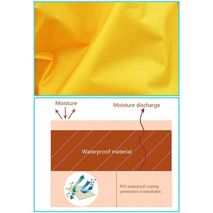 Cartoon Dinosaur Children Fashion Raincoat Size: XXXL