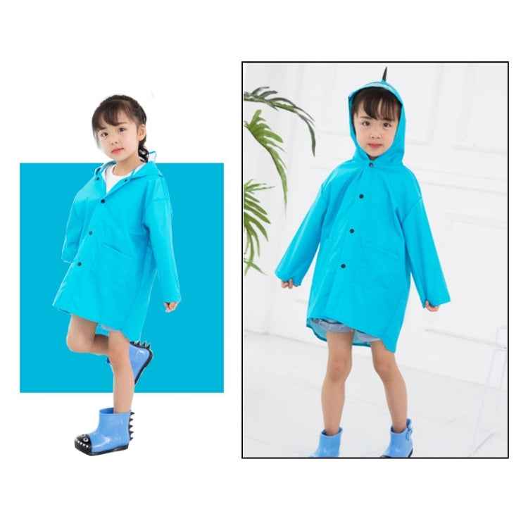 Cartoon Dinosaur Children Fashion Raincoat Size: XXXL