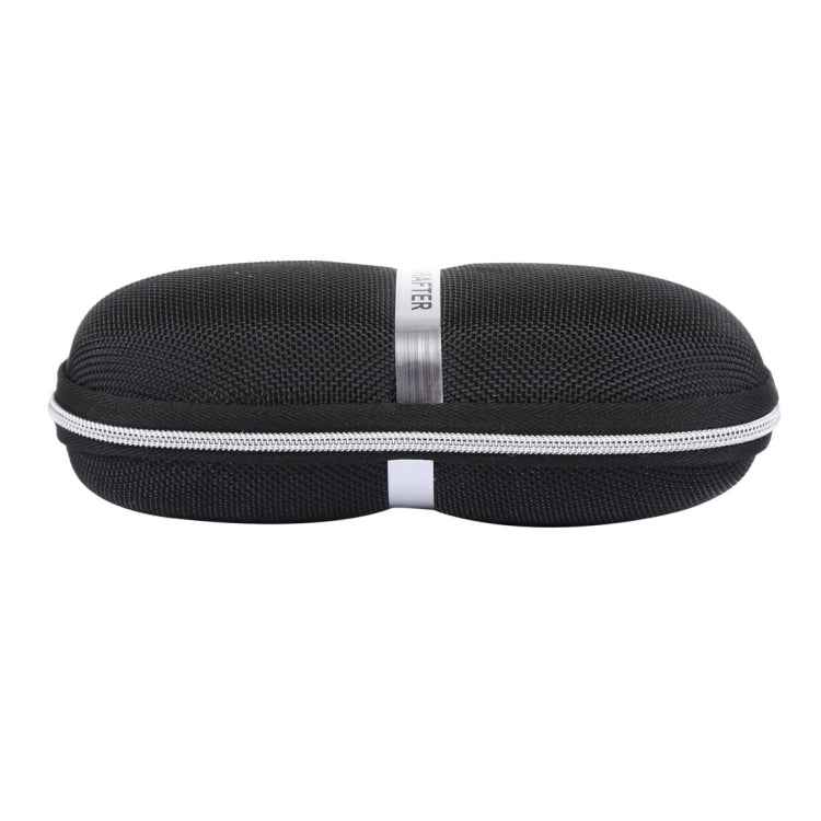 HDCRAFTER E-001 Sunglasses Zipper Style Solid Glasses Protection Case + Microfiber Cloth, Size: 16*7*4cm, HDCRAFTER E-001 Glasses Case