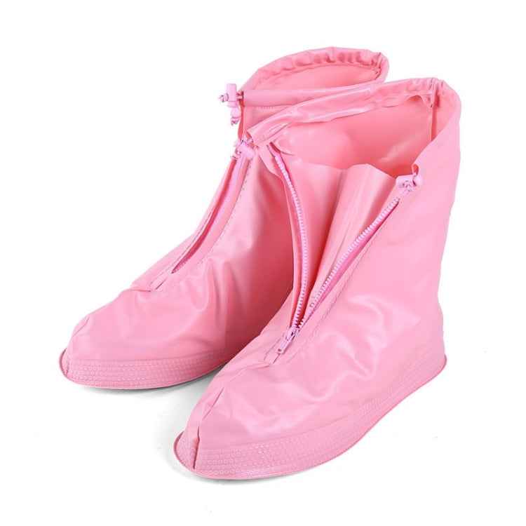 Fashion Children PVC Non-slip Waterproof Thick-soled Shoe Cover Size: M