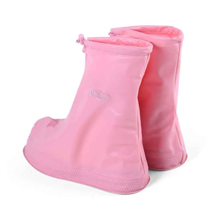 Fashion Children PVC Non-slip Waterproof Thick-soled Shoe Cover Size: M