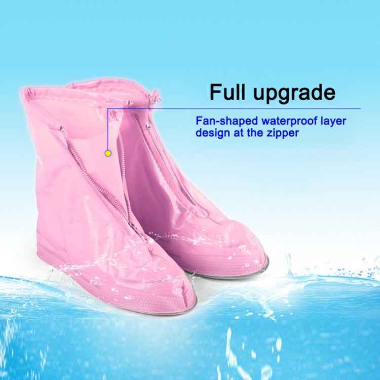 Fashion Children PVC Non-slip Waterproof Thick-soled Shoe Cover Size: XL