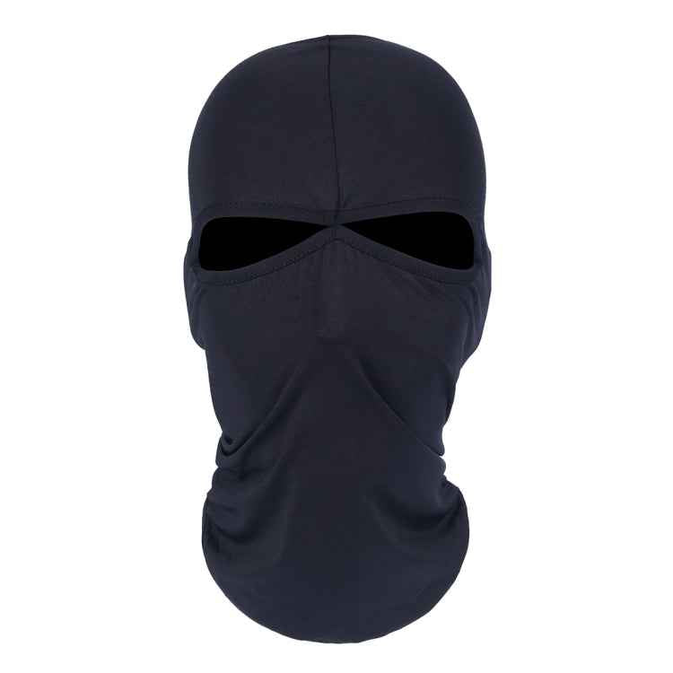 Balaclava Style Unisex Elastic Lycra Dual Holes Biking Head Mask