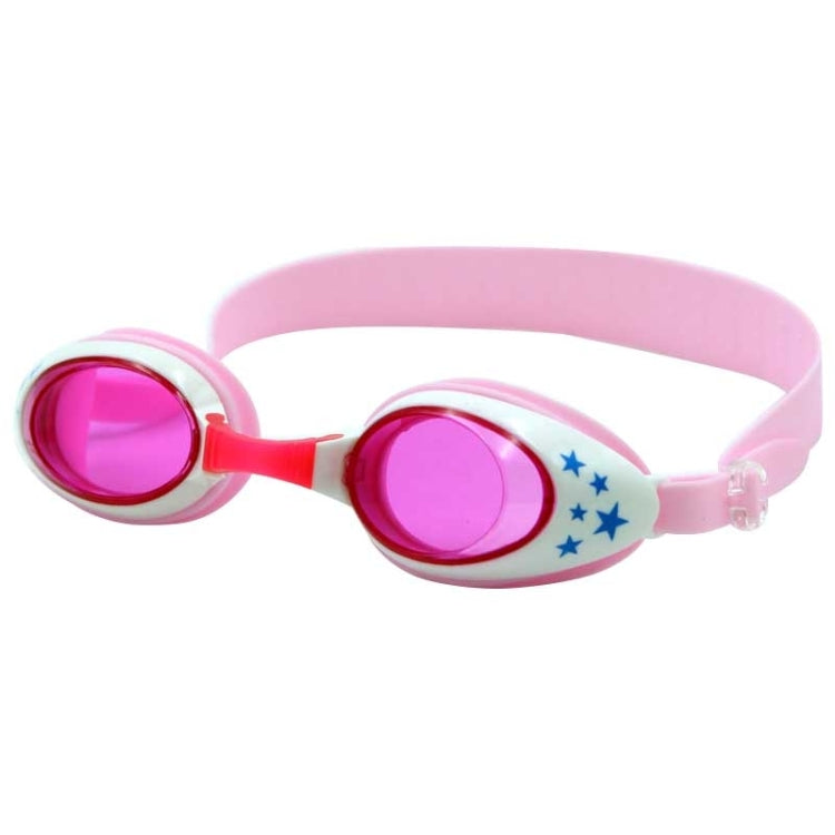 Star Pattern Anti-fog Silicone Swimming Goggles with Ear Plugs for Children, G-909 (Blue), G-909 (Pink)
