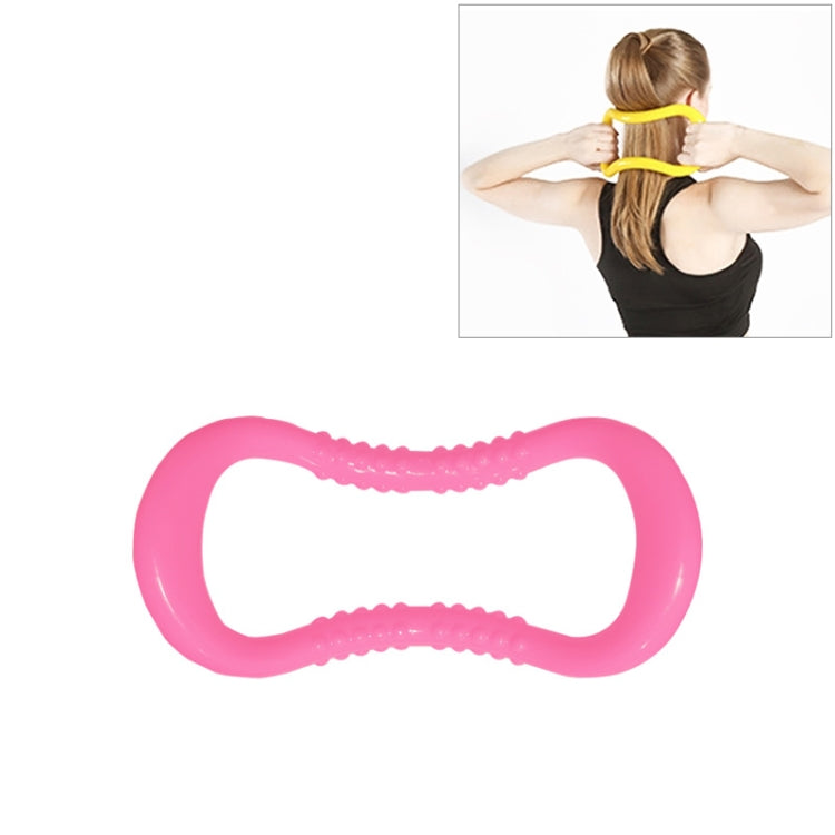PP Double Massage Point Yoga Circle Fascia Stretching Ring Pilates Resistance Ring, Grass Green, Light Pink, Purple, Sky Blue, Yellow, Dark Blue, Pink, Green