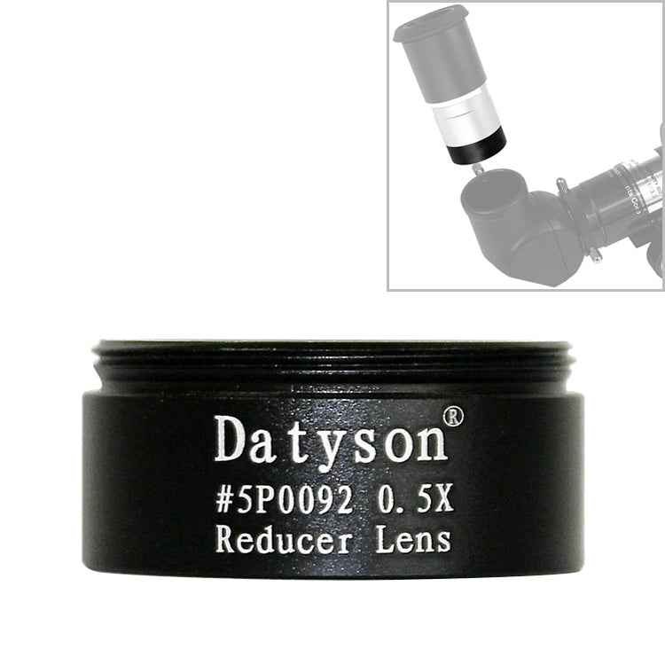 Datyson 5P0092 Coarse Threaded Astronomical Telescope Accessories 1.25 inch 0.5X Reduced Focus Lens Reduced Power Lens