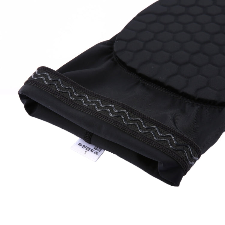 1 PC Beehive Shaped Sports Collision-resistant Lycra Elastic Knee Support Guard, Long Version, Size: L, L