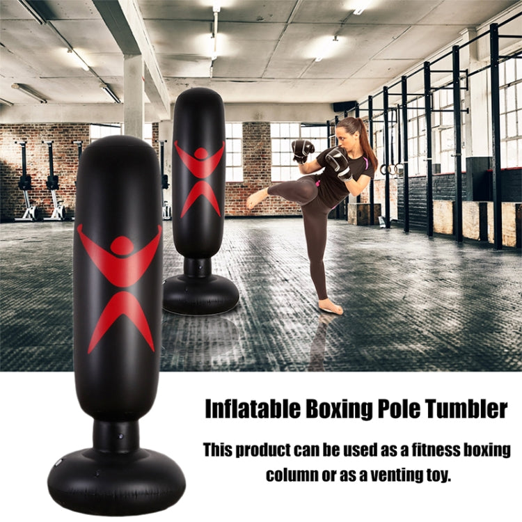 PVC Children Inflatable Boxing Column Fitness Toy Thickening Strike Sandbags, Height: 160cm, Strike Sandbags