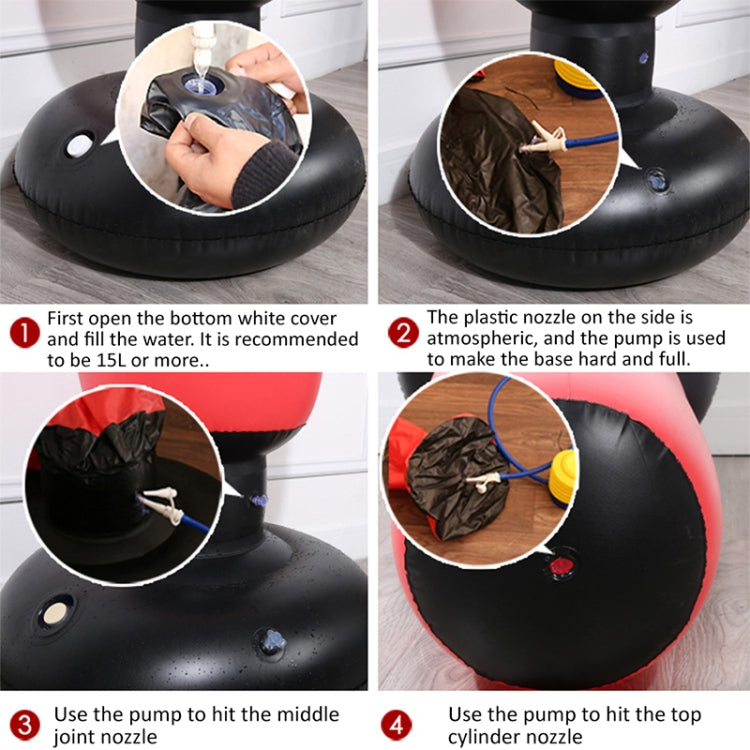 PVC Children Inflatable Boxing Column Fitness Toy Thickening Strike Sandbags, Height: 160cm, Strike Sandbags