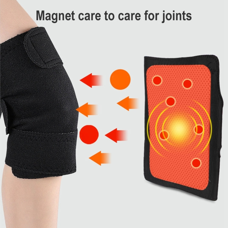 Self-heating Knee Pads Adjustable Magnetic Knee Pads, Magnetic Knee Pads (Black)