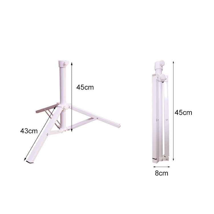 Outdoor Portable Fishing Umbrella Fixed Tripod Cross Folding Base, 45x8cm