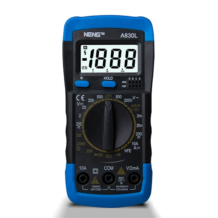 ANENG A830L Handheld Multimeter Household Electrical Instrument (Yellow Grey), OG8759A, OG8759B, OG8759C, OG8759D, OG8759E, OG8759F