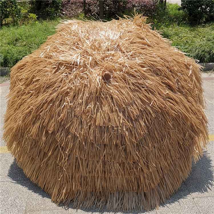 Beach Holiday Shade Imitation Straw Umbrella, Specification: 2m