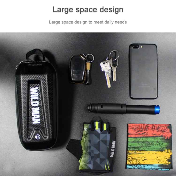 WILD MAN E5 Waterproof Front Bag MTB Large Capacity Bicycle Tube Bag Riding Accessories