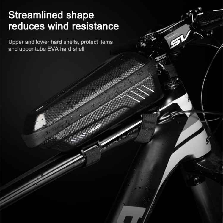 WILD MAN E5 Waterproof Front Bag MTB Large Capacity Bicycle Tube Bag Riding Accessories