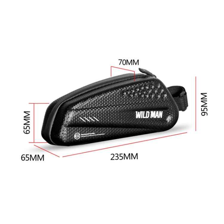 WILD MAN EX Waterproof Front Bag MTB Mobile Phone Sets Bicycle Tube Bag Riding Accessories