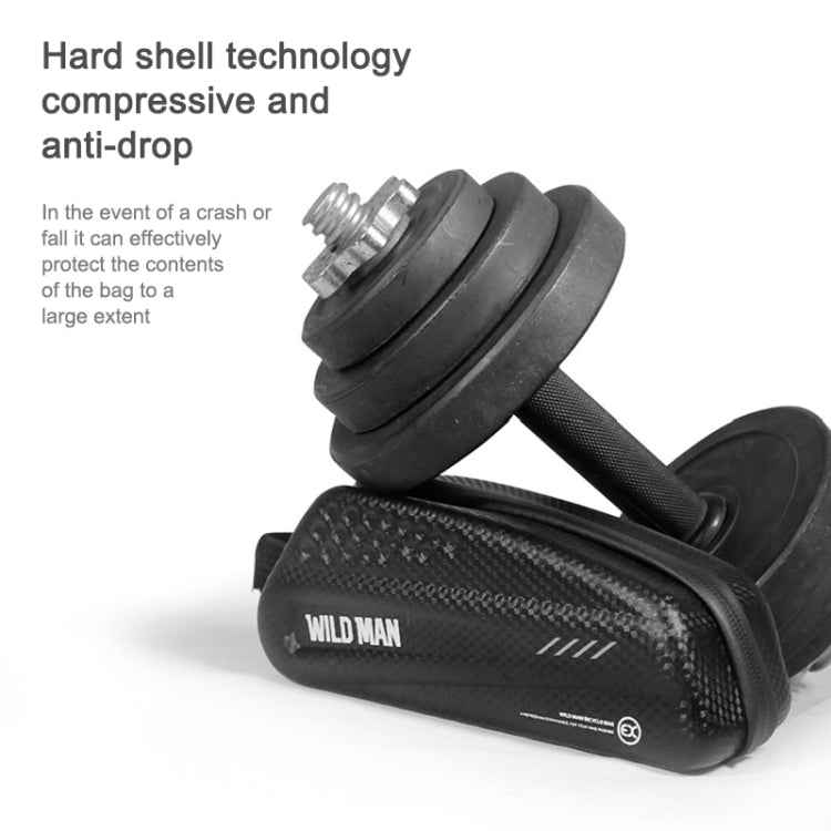 WILD MAN EX Waterproof Front Bag MTB Mobile Phone Sets Bicycle Tube Bag Riding Accessories