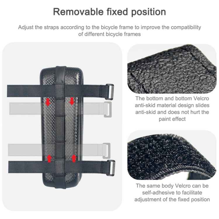 WILD MAN EX Waterproof Front Bag MTB Mobile Phone Sets Bicycle Tube Bag Riding Accessories