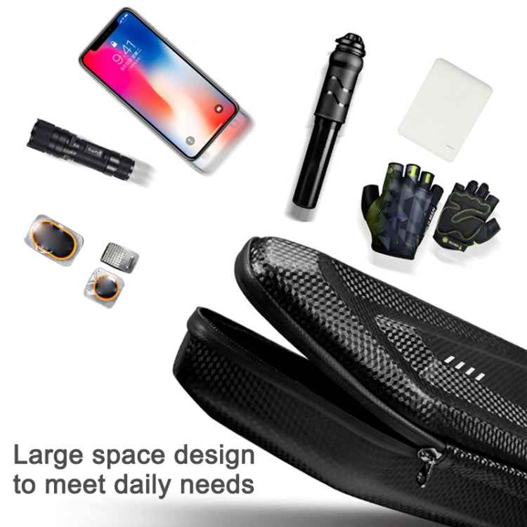 WILD MAN E4 Waterproof Front Bag MTB Mobile Phone Sets Bicycle Tube Bag Riding Accessories